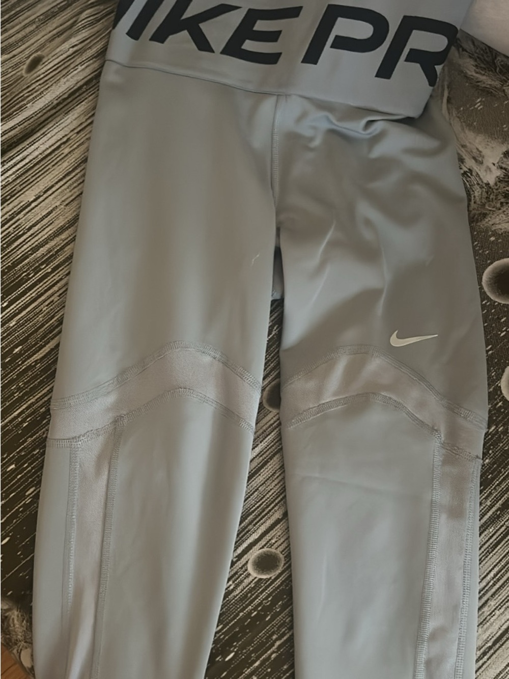 Nike Light Gray Performance Leggings